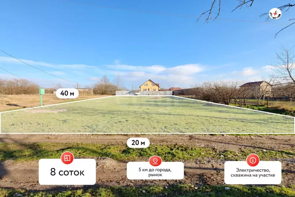 Участок в Краснодарский край, Славянск-на-Кубани Хуторок садоводческое ... - Фото 1