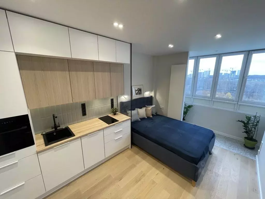 Студия Московская область, Долгопрудный Парковая ул., 50 (21.0 м) - Фото 2