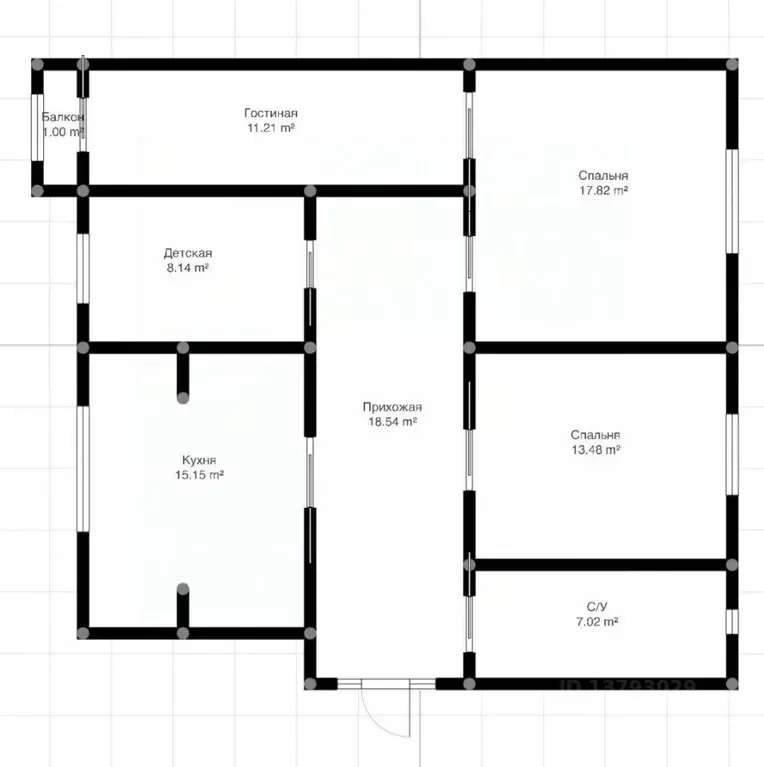 4-к кв. Кабардино-Балкария, Нальчик ул. Циолковского (80.0 м) - Фото 1