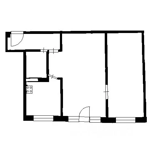 2-к кв. Башкортостан, Уфа просп. Октября, 89/1 (44.5 м) - Фото 2