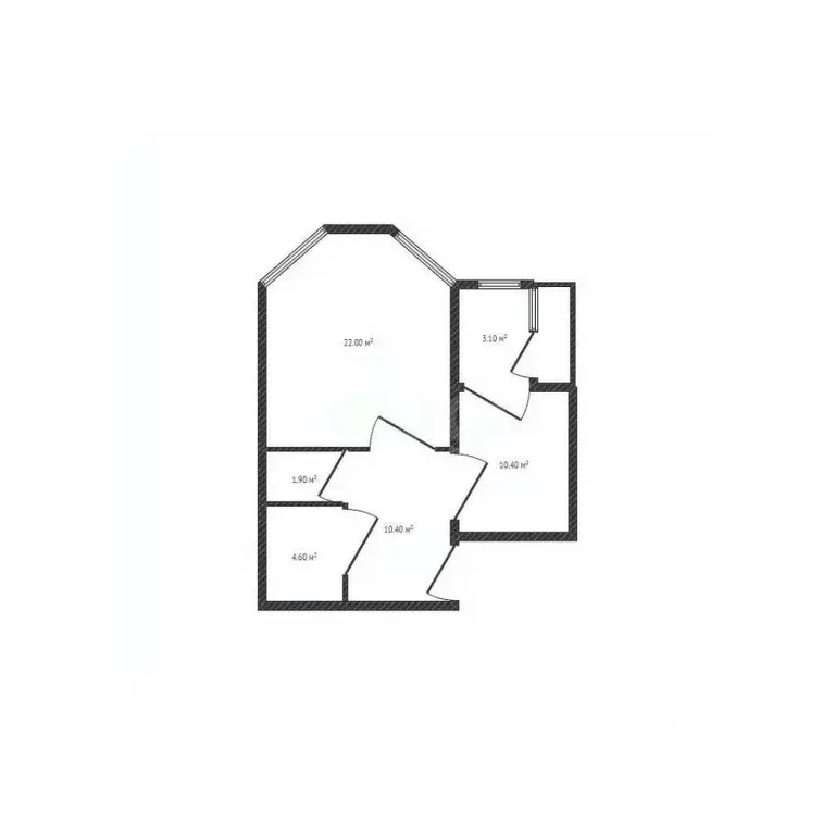 1-к кв. Брянская область, Брянск Московский мкр, 35 (49.3 м) - Фото 1