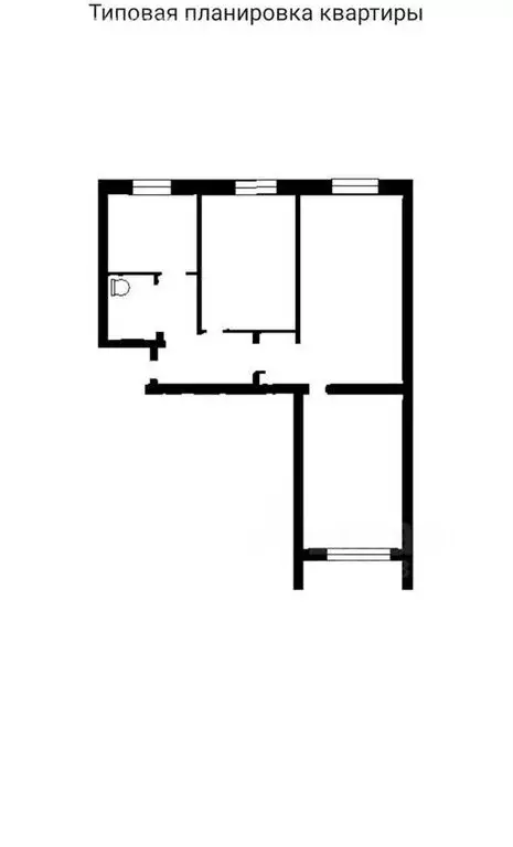 3-комнатная квартира: Москва, улица Исаковского, 16к1 (60 м) - Фото 0