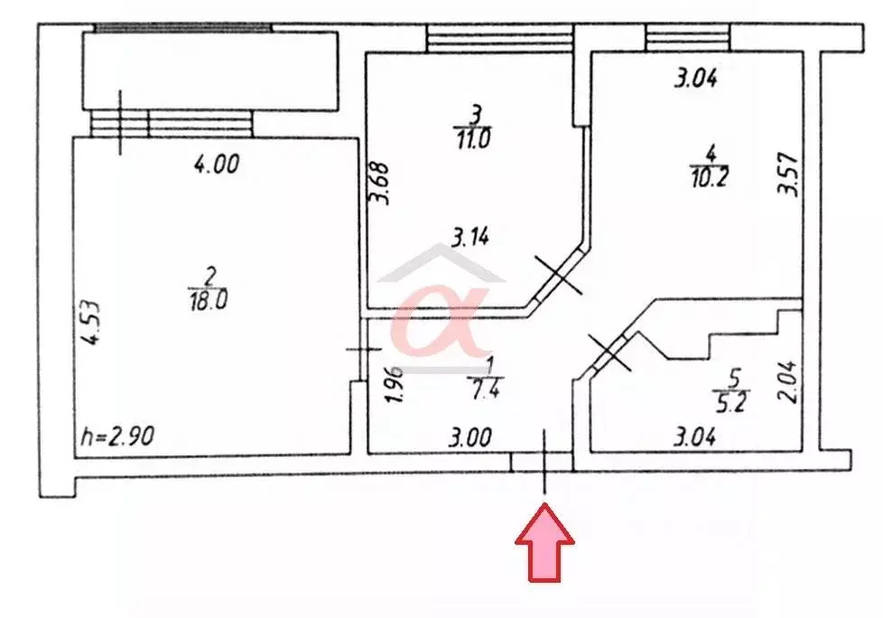 2-к кв. Кемеровская область, Кемерово ул. Веры Волошиной, 38А (54.2 м) - Фото 1