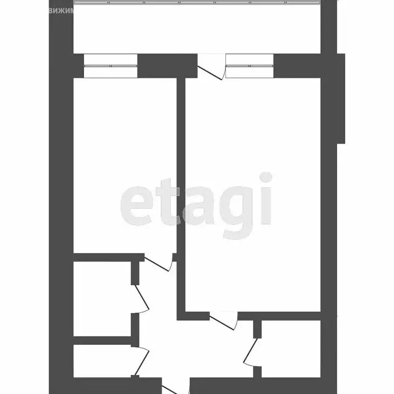 1-комнатная квартира: Северск, Солнечная улица, 5Б (42 м) - Фото 1