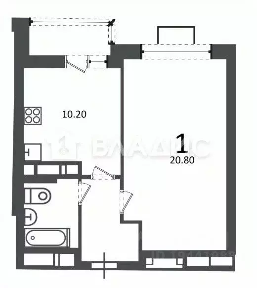 1-к кв. Москва проезд Шокальского, 28Ак1 (39.1 м) - Фото 2