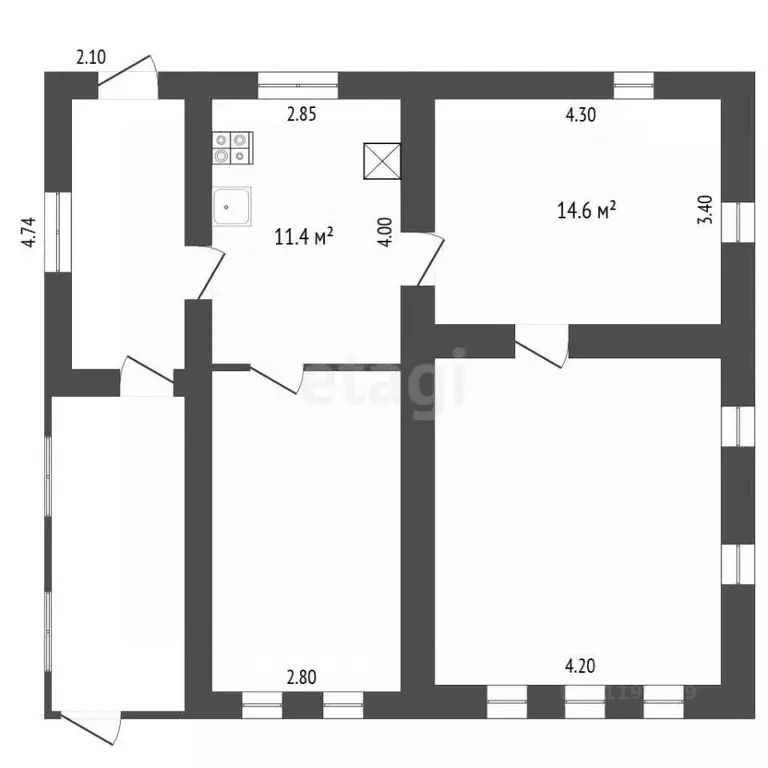 Дом в Мордовия, Саранск ул. Филатова, 2Б (149 м) - Фото 2