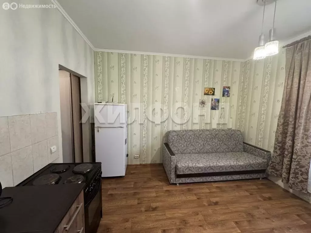 Квартира-студия: Новосибирск, улица Одоевского, 1/9 (19.6 м) - Фото 1
