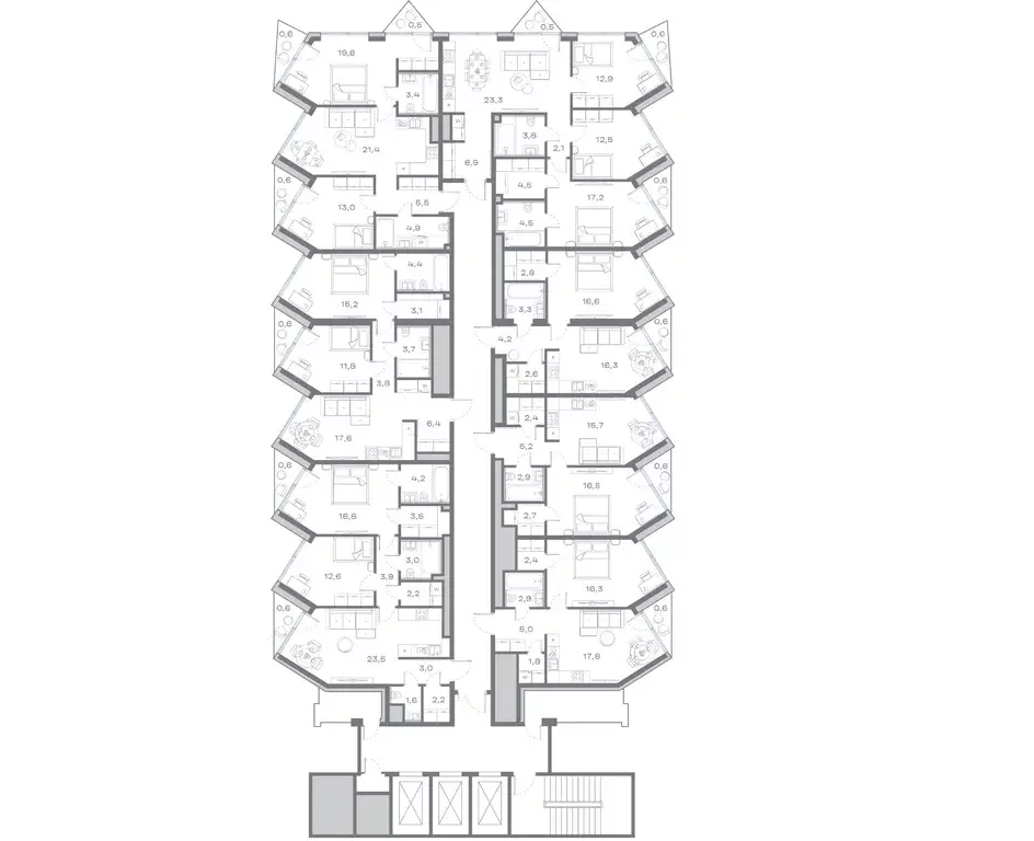 2-к кв. Москва Крылатская ул., 23 (69.38 м) - Фото 2