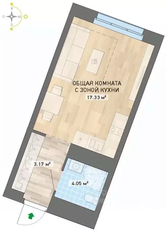 Студия Свердловская область, Екатеринбург ул. Николая Кичигина, 7/3 ... - Фото 0