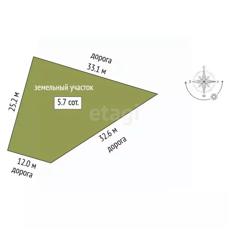 Участок в Ростовская область, Аксайский район, Большелогское с/пос, ... - Фото 2