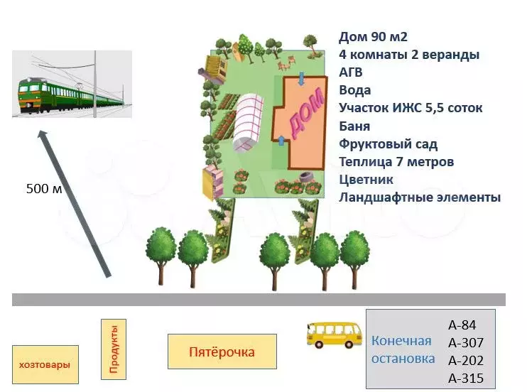 Дом 90 м на участке 6 сот. - Фото 1