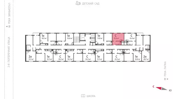 Квартира-студия: Ковалёво, улица Александра Разгонина, 1к3 (21.4 м) - Фото 1