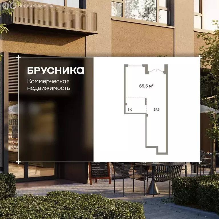 Помещение свободного назначения (65.5 м) - Фото 1