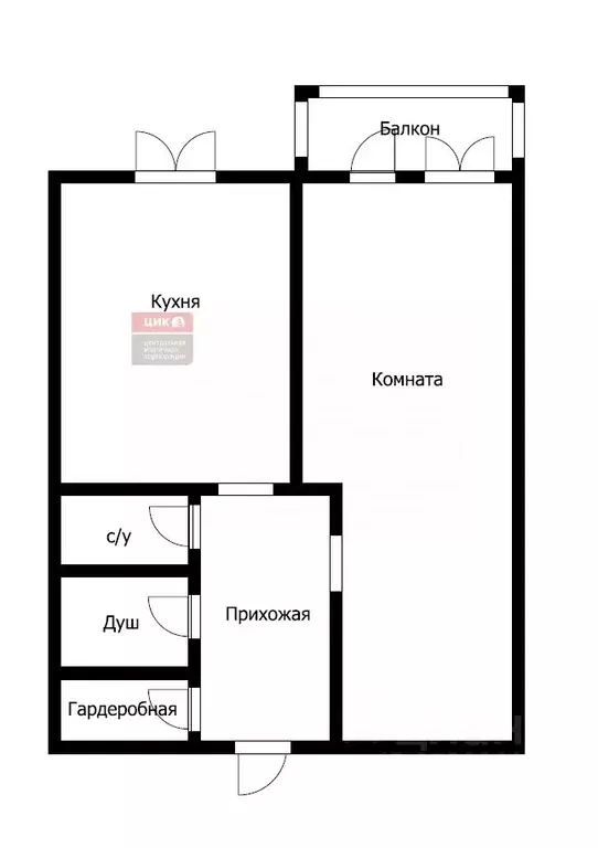 1-к кв. Рязанская область, Рязань ул. Павлова, 52 (30.0 м) - Фото 2