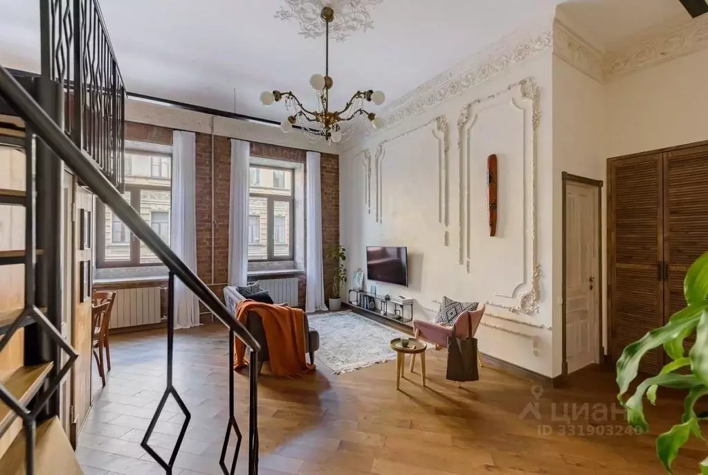2-к кв. Санкт-Петербург Ковенский пер., 25 (78.4 м) - Фото 1