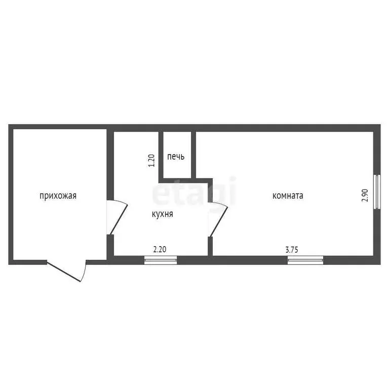 Дом в Заводоуковск, улица Мичурина (32.5 м) - Фото 1