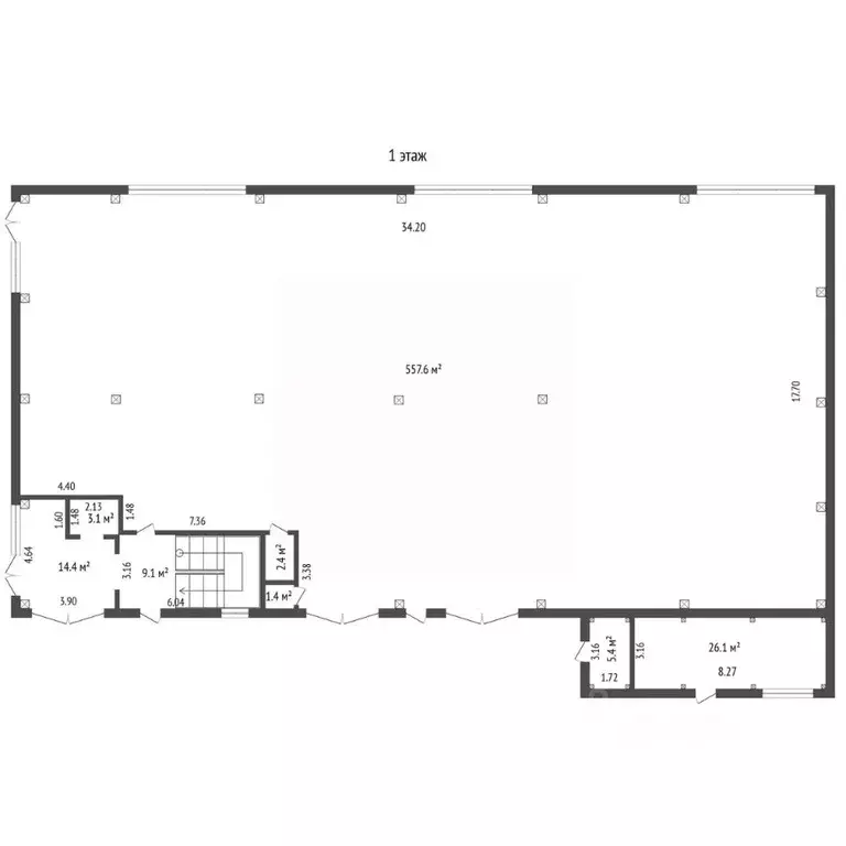 Склад в Тюменская область, Тюмень ул. Ветеранов Труда, 38В (581 м) - Фото 2