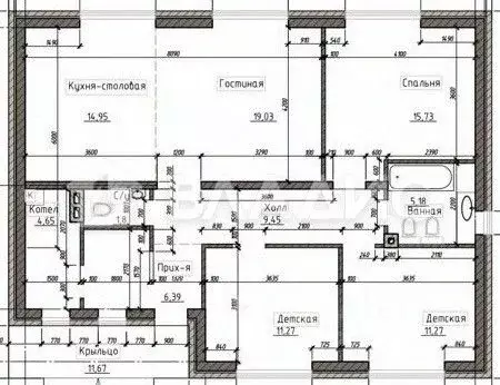 Дом в Пензенская область, Пензенский район, Богословский сельсовет, с. ... - Фото 2