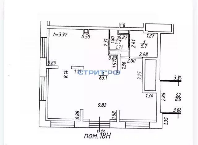 Помещение свободного назначения в Москва Измайловский проезд, 5А (72 ... - Фото 1