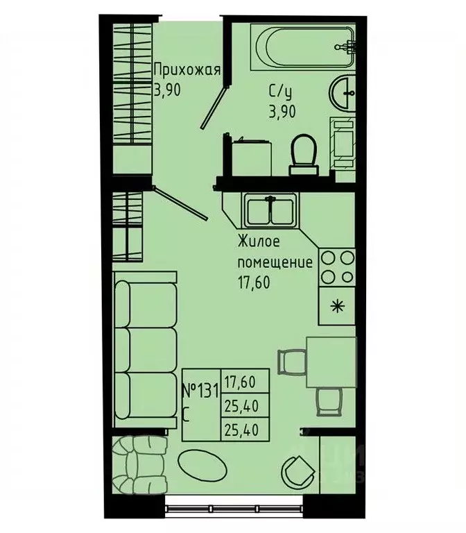 Студия Ленинградская область, Коммунар г. Гатчинский муниципальный ... - Фото 1