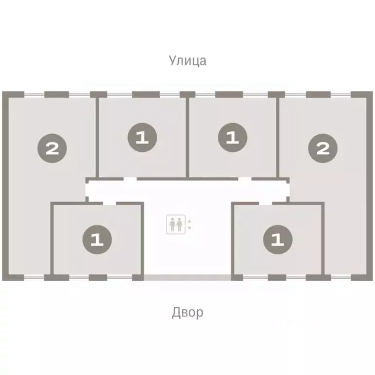 2-к кв. Омская область, Омск  (67.69 м) - Фото 2