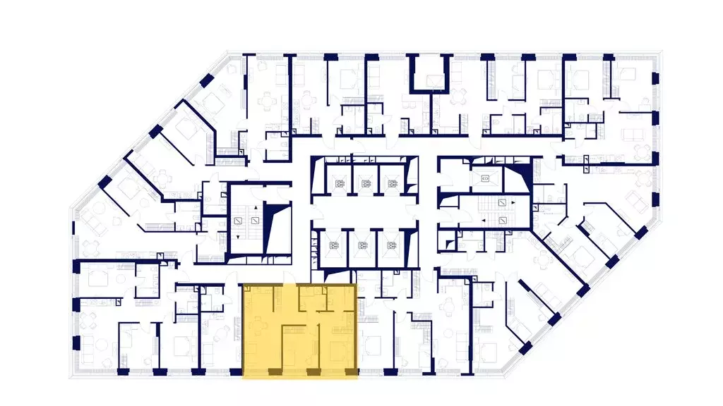 2-комнатная квартира: Москва, жилой комплекс Джойс (61.45 м) - Фото 1