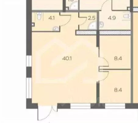 Помещение свободного назначения в Москва 2-й этап тер., Лучи жилой ... - Фото 2