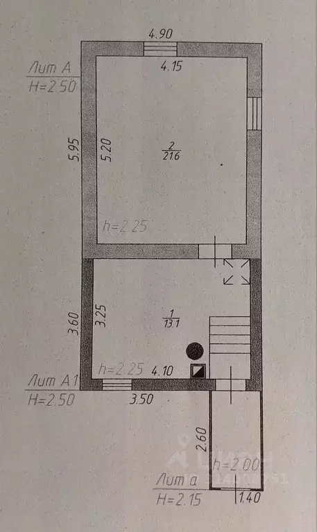 Дом в Липецкая область, Грязи Заречная ул., 43 (35 м) - Фото 1