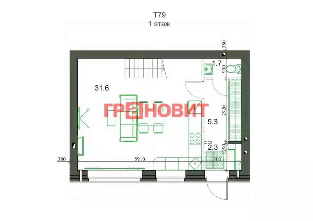 Таунхаус в Новосибирская область, Новосибирский район, Станционный ... - Фото 1
