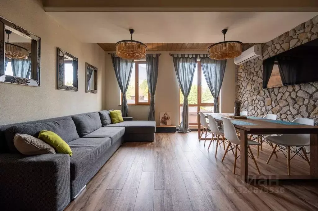 3-к кв. Краснодарский край, Сочи Красная Поляна пгт, ул. Турчинского, ... - Фото 2