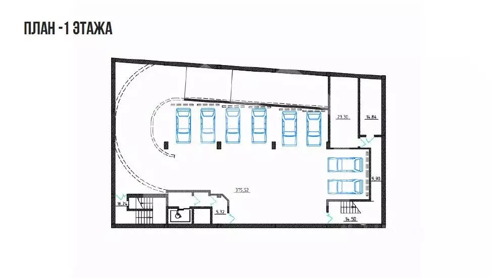 Помещение свободного назначения в Москва Резервный проезд, 11АС1 (1903 ... - Фото 2