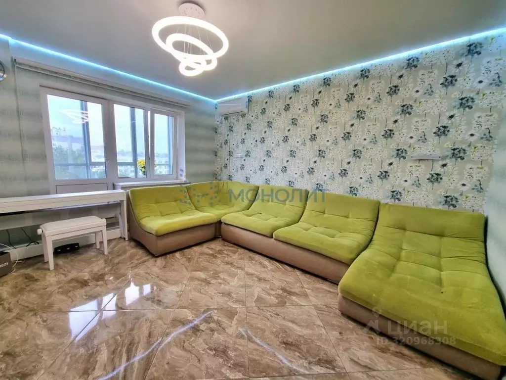 3-к кв. Чувашия, Чебоксары ул. Калинина, 91 (86.4 м) - Фото 1