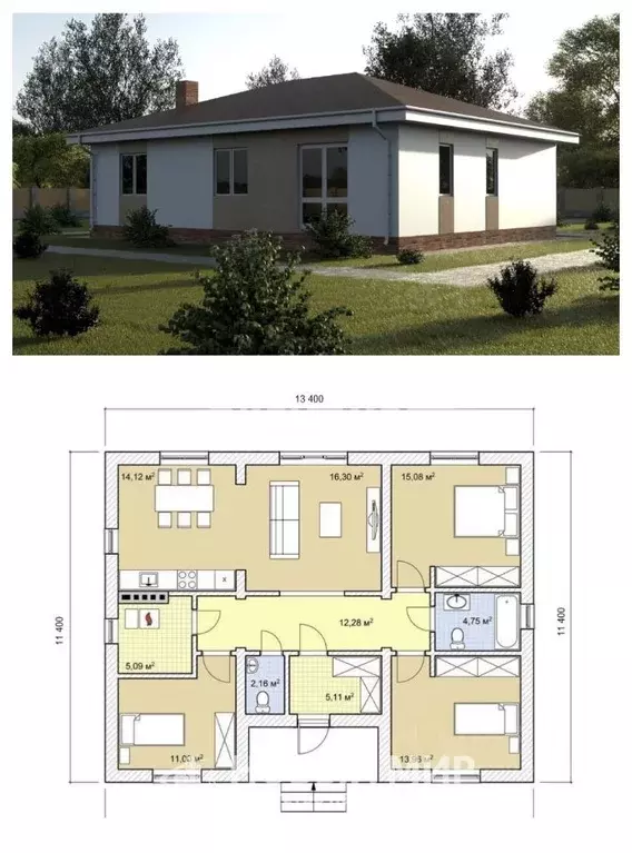 Дом в Нижегородская область, Бор Боталово-4 жилрайон, ул. Транснефти ... - Фото 1