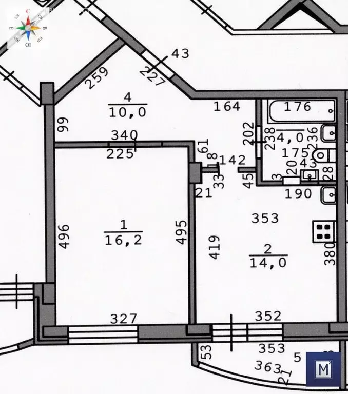 1-комнатная квартира: Екатеринбург, улица Саввы Белых, 1 (44.2 м) - Фото 2