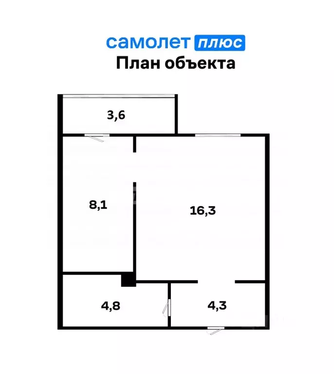 1-к кв. Свердловская область, Березовский Восточная ул., 5 (37.0 м) - Фото 2