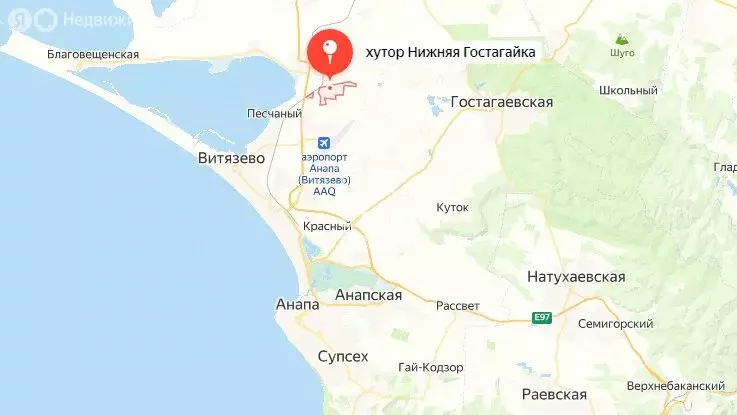 Участок в хутор Нижняя Гостагайка, улица Дружбы (13.22 м) - Фото 0