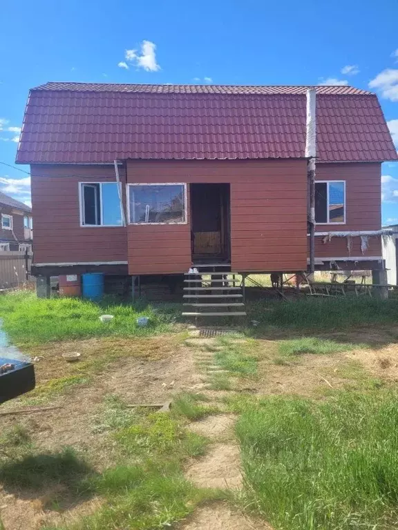 Дом в Саха (Якутия), Жатай городской округ, Жатай рп ул. Полевая (54 ... - Фото 1