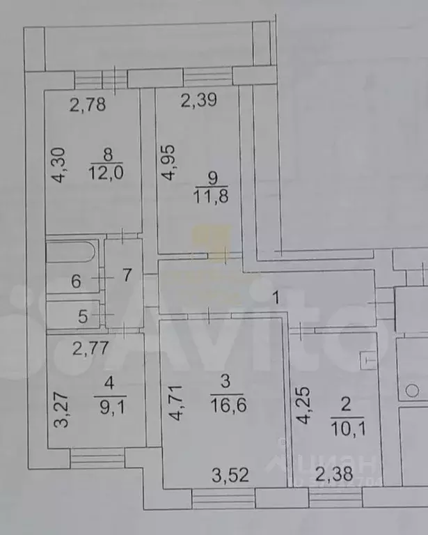 4-к кв. Ханты-Мансийский АО, Нижневартовск Заозерный проезд, 8 (77.8 ... - Фото 1