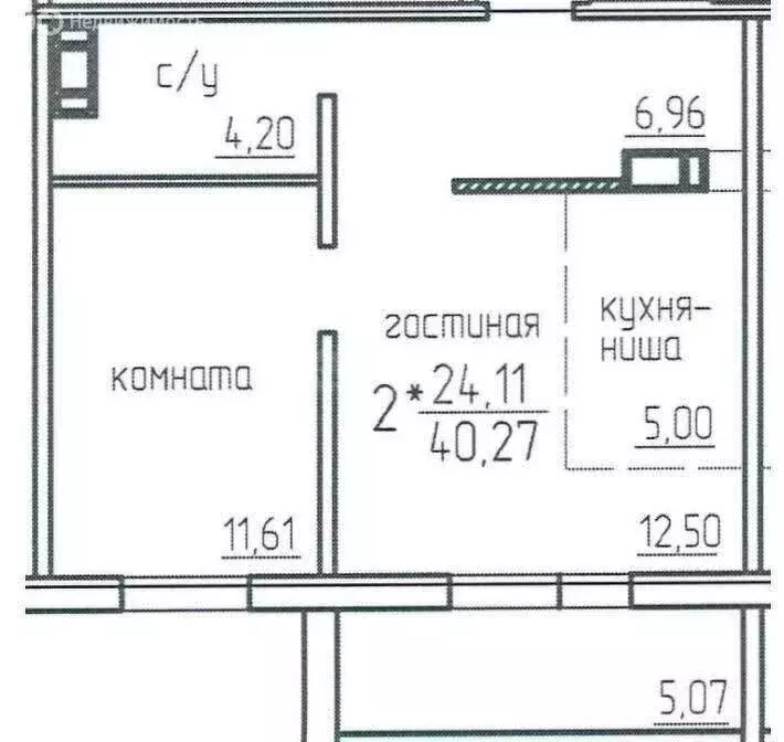 1-комнатная квартира: Миасс, бульвар И.И. Седова, 15 (41 м) - Фото 0