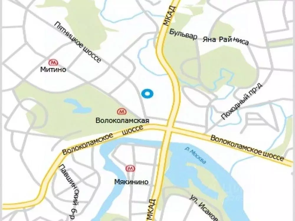 Торговая площадь в Москва Пятницкое ш., 8 (2463 м) - Фото 1