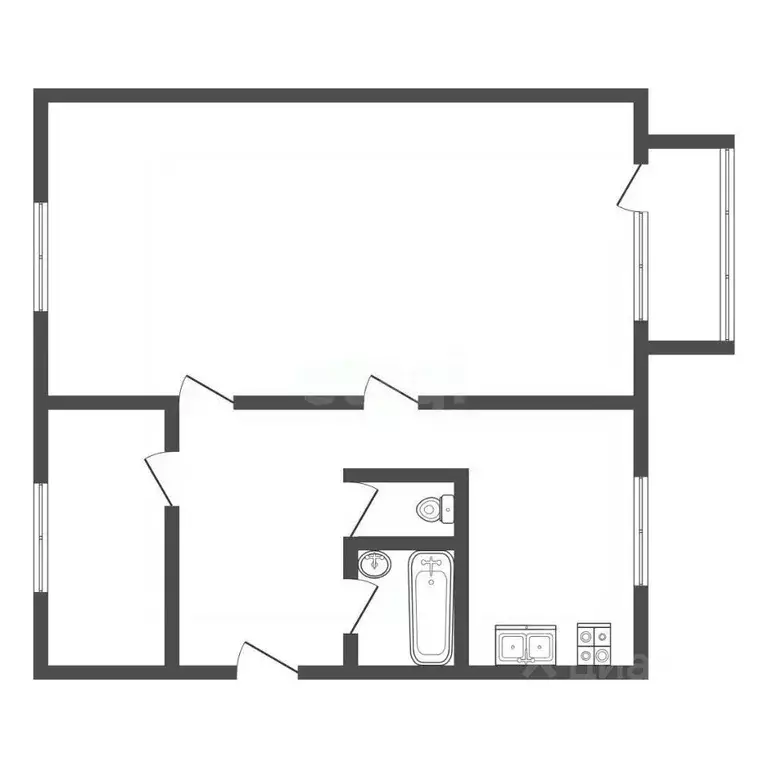3-к кв. Владимирская область, Ковров Московская ул., 6 (59.7 м) - Фото 2