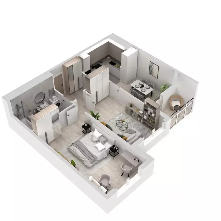 2-к кв. Приморский край, Владивосток ул. Расула Гамзатова, 7к1 (56.1 ... - Фото 2