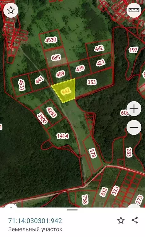 Участок в Тульская область, Тула городской округ, д. Уваровка  (1.1 ... - Фото 2