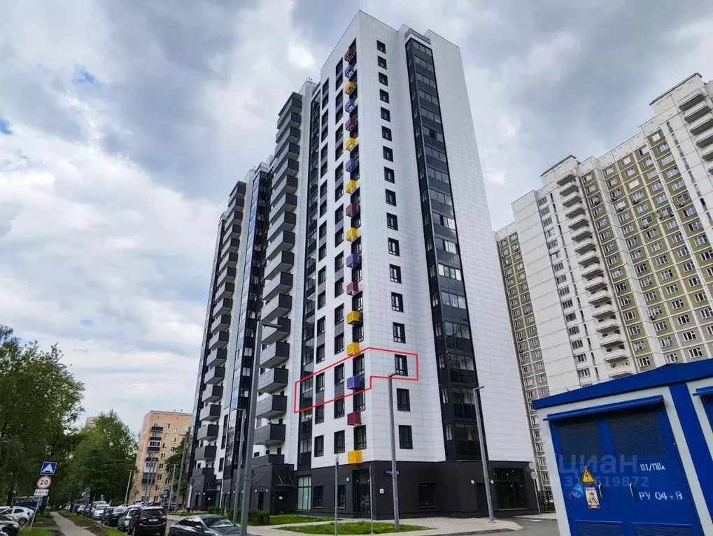 3-к кв. Москва ул. Молодцова, 25К1 (71.3 м) - Фото 1