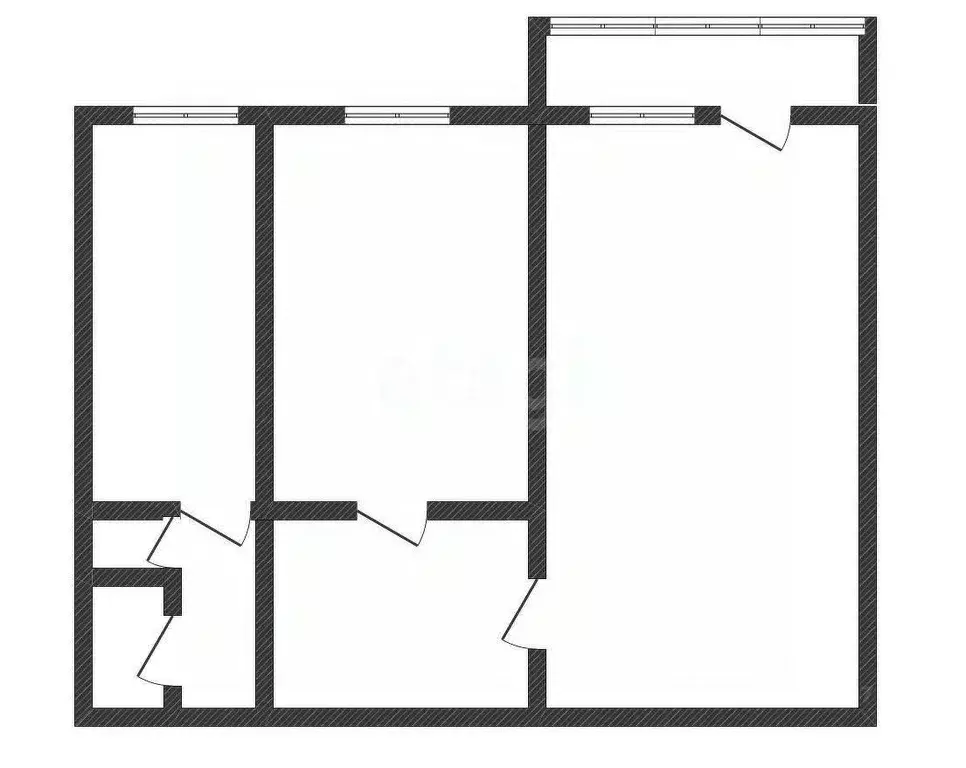 2-к кв. Курская область, Курск просп. Анатолия Дериглазова, 87 (54.6 ... - Фото 2