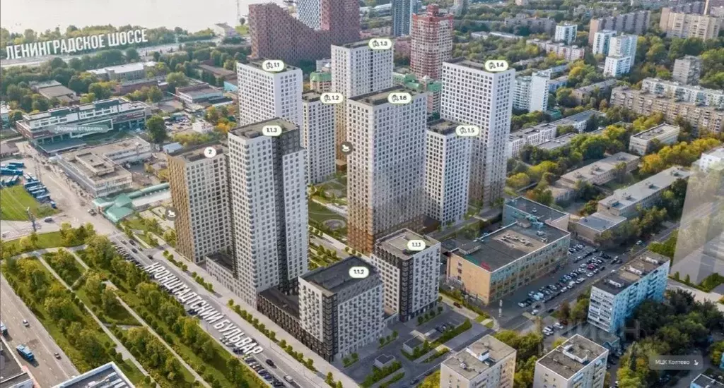 Помещение свободного назначения в Москва Кронштадтский бул., 13/2к2 ... - Фото 1