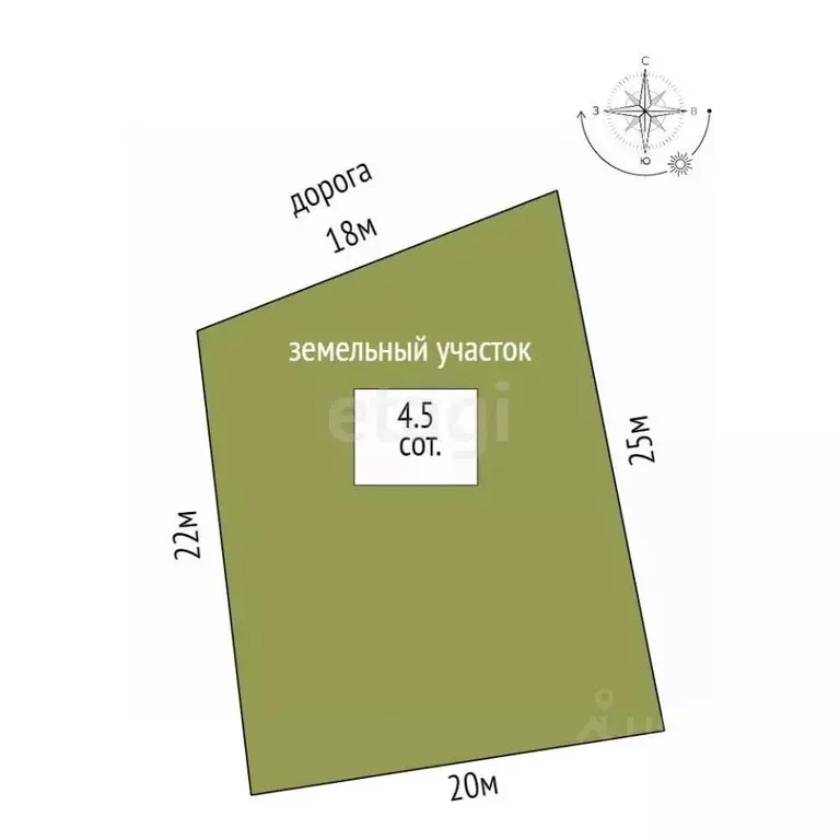 Участок в Тюменская область, Тюменский муниципальный округ, Каменское ... - Фото 1