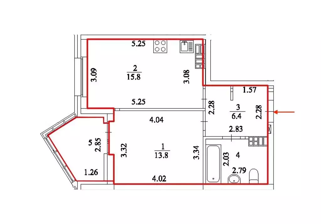 1-комнатная квартира: Екатеринбург, улица Азина, 22/7 (44.2 м) - Фото 0