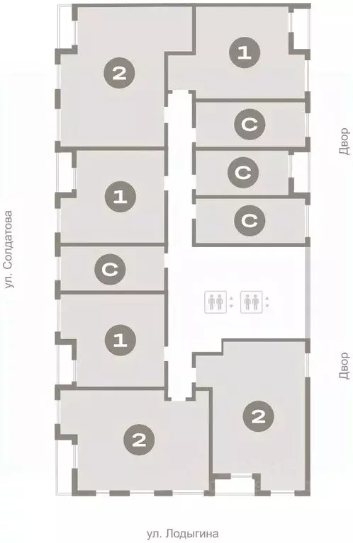 Студия Пермский край, Пермь Крохалева мкр,  (22.97 м) - Фото 2