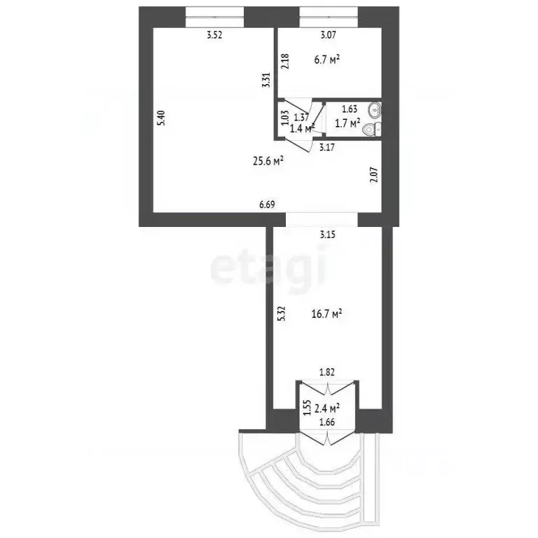 Помещение свободного назначения в Хабаровский край, ... - Фото 2